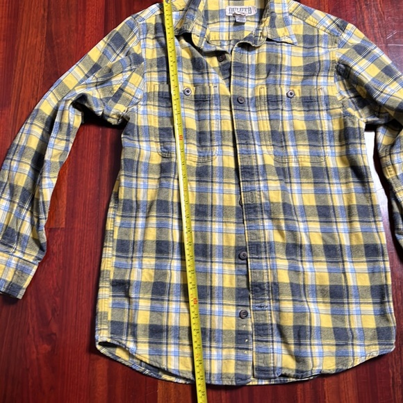 Mens Medium Duluth Trading Co. Slim Fit gusseted Flannel Tee Shirt - Picture 6 of 10